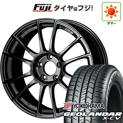 【新品国産車用5穴114.3】 夏タイヤ ホイール4本セット 225/45R19 ヨコハマ ジオランダー X-CV G057 SSR GT GTX04 8.5J 19インチ(送料無料)|フジコーポレーション