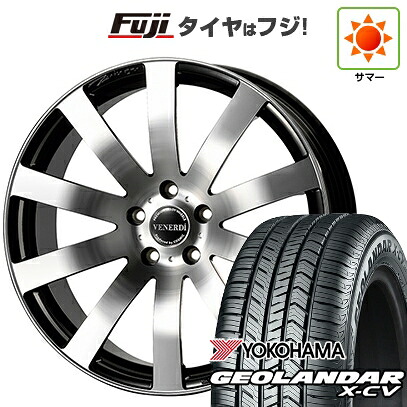 【新品】40系アルファード/ヴェルファイア用 夏タイヤ ホイール4本セット 245/45R20 ヨコハマ ジオランダー X-CV G057 コスミック ヴェネルディ ツィンガー 8J 20インチ(送料無料)