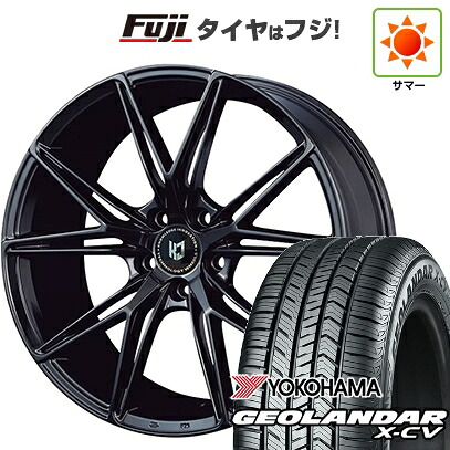 【新品国産車用5穴114.3】 夏タイヤ ホイール4本セット 235/55R19 ヨコハマ ジオランダー X-CV G057 コーセイ レヴゲイン VW55S 8.5J 19インチ(送料無料)