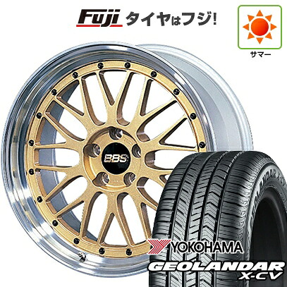 【新品国産車用5穴114.3】 夏タイヤ ホイール4本セット 255/45R20 ヨコハマ ジオランダー X-CV G057 BBS JAPAN LM 8.5J 20インチ(送料無料)|フジコーポレーション