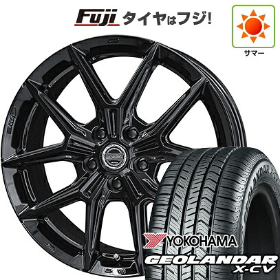 【新品国産車用5穴114.3】 夏タイヤ ホイール4本セット 235/55R19 ヨコハマ ジオランダー X-CV G057 共豊 スマック IG-TEC トヨタ・レクサス車専用 7J 19インチ(送料無料)