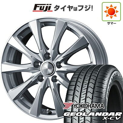 【新品国産車用5穴114.3】 夏タイヤ ホイール4本セット 225/45R19 ヨコハマ ジオランダー X-CV G057 WEDS ウェッズ ジョーカー スピリッツ トヨタ車専用 7J 19インチ(送料無料) 113,800円