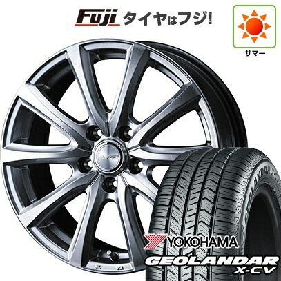 【新品国産車用5穴114.3】 夏タイヤ ホイール4本セット 225/45R19 ヨコハマ ジオランダー X-CV G057 WEDS ウェッズ ジョーカー スマッシュ トヨタ車専用 7J 19インチ(送料無料)