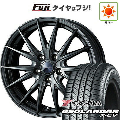 【新品国産車用5穴114.3】 夏タイヤ ホイール4本セット 235/55R19 ヨコハマ ジオランダー X-CV G057 WEDS ウェッズ ヴェルバ スポルトII 7.5J 19インチ(送料無料)｜フジコーポレーション 109,100円