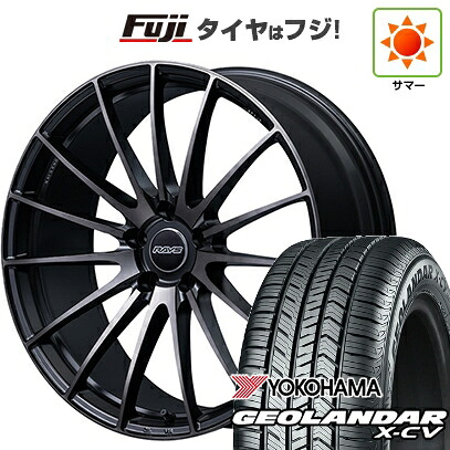 【新品】レクサスNX 2021/11- 夏タイヤ ホイール4本セット 235/50R20 ヨコハマ ジオランダー X-CV G057 RAYS レイズ VMF L-01 PREMIUM 8.5J 20インチ(送料無料)