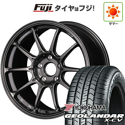 【新品国産車用5穴114.3】 夏タイヤ ホイール4本セット 225/45R19 ヨコハマ ジオランダー X-CV G057 SSR GT GTX01 FORGED 9.5J 19インチ(送料無料)