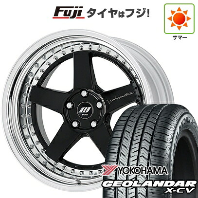 【新品国産車用5穴114.3】 夏タイヤ ホイール4本セット 235/55R19 ヨコハマ ジオランダー X-CV G057 WORK ワーク ジスタンス W5S S/W 7.5J 19インチ(送料無料)|フジコーポレーション