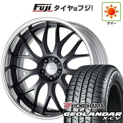 【新品国産車用5穴114.3】 夏タイヤ ホイール4本セット 235/55R19 ヨコハマ ジオランダー X-CV G057 WORK ワーク グノーシスRX RXM 8.5J 19インチ(送料無料)