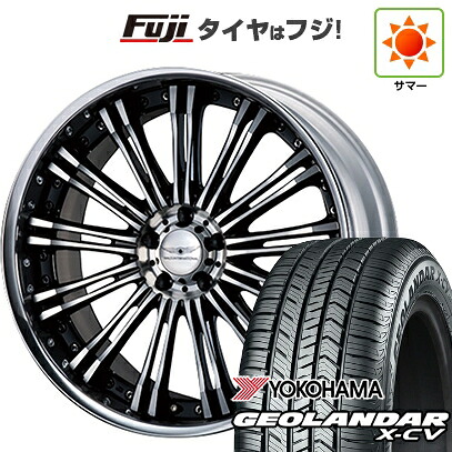 【新品国産車用5穴114.3】 夏タイヤ ホイール4本セット 225/45R19 ヨコハマ ジオランダー X-CV G057 WALD ヴァルド レノヴァティオ 2P R12-C 7.5J 19インチ(送料無料)