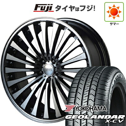 【新品国産車用5穴114.3】 夏タイヤ ホイール4本セット 265/40R22 ヨコハマ ジオランダー X-CV G057 エムズスピード FORGEDデザイン 666 9J 22インチ(送料無料)｜フジコーポレーション