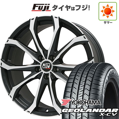 【新品国産車用5穴114.3】 夏タイヤ ホイール4本セット 255/45R20 ヨコハマ ジオランダー X-CV G057 MSW by OZ Racing MSW 48(マットブラックポリッシュ) 8.5J 20インチ(送料無料)