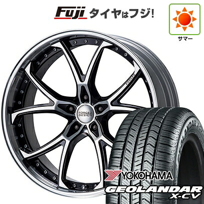 【新品国産車用5穴114.3】 夏タイヤ ホイール4本セット 265/40R22 ヨコハマ ジオランダー X-CV G057 エムズスピード FORGEDデザイン 333 9J 22インチ(送料無料)｜フジコーポレーション