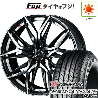 【新品国産車用5穴114.3】 夏タイヤ ホイール4本セット 235/60R18 ヨコハマ ジオランダー CV G058 WEDS ウェッズ レオニス LM 8J 18インチ(送料無料)｜フジコーポレーション 113,700円