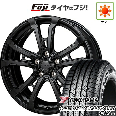 【新品国産車用5穴114.3】 夏タイヤ ホイール4本セット 235/60R18 ヨコハマ ジオランダー CV G058 モンツァ HI-BLOCK ヴィラス 7.5J 18インチ(送料無料)|フジコーポレーション