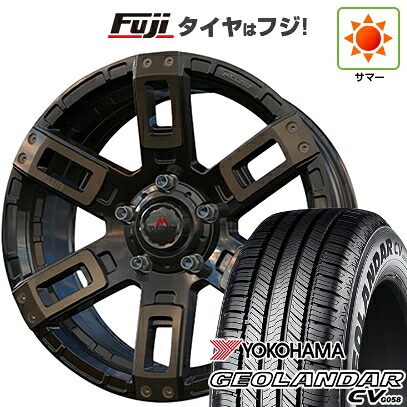 【新品国産車用5穴114.3】 夏タイヤ ホイール4本セット 215/65R16 ヨコハマ ジオランダー CV G058 エムクライム カノン 7J 16インチ(送料無料)