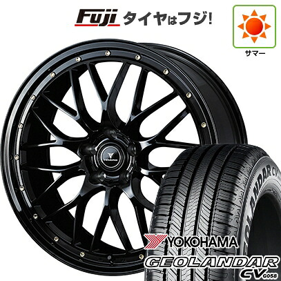 【新品国産車用5穴114.3】 夏タイヤ ホイール4本セット 235/55R18 ヨコハマ ジオランダー CV G058 WEDS ウェッズ ノヴァリス アセット M1 7.5J 18インチ(送料無料)