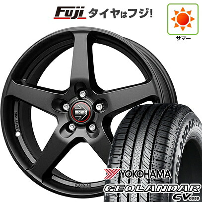 【新品国産車用5穴114.3】 夏タイヤ ホイール4本セット 215/65R16 ヨコハマ ジオランダー CV G058 モモ ファイブ 7J 16インチ(送料無料)｜フジコーポレーション