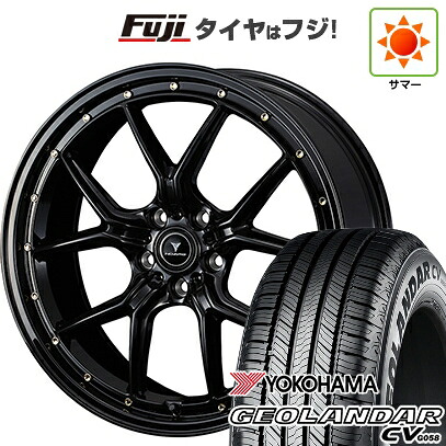 【新品国産車用5穴114.3】 夏タイヤ ホイール4本セット 225/55R18 102 V XL ヨコハマ ジオランダー CV G058 WEDS ウェッズ ノヴァリス アセット S1 7.5J 18インチ(送料無料)|フジコーポレーション