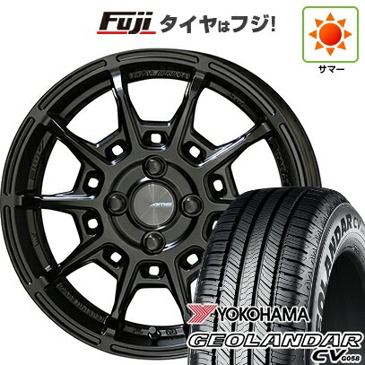 【新品国産車用5穴114.3】 夏タイヤ ホイール4本セット 225/65R17 ヨコハマ ジオランダー CV G058 共豊 ガレルナ レフィーノ 7J 17インチ(送料無料)|フジコーポレーション