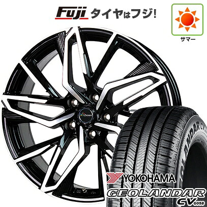 【新品国産車用5穴114.3】 夏タイヤ ホイール4本セット 235/60R18 ヨコハマ ジオランダー CV G058 ホットスタッフ クロノス CH-112 8J 18インチ(送料無料)｜フジコーポレーション