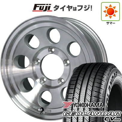 【新品】ジムニーシエラ/ジムニーノマド 夏タイヤ ホイール4本セット 225/70R15 ヨコハマ ジオランダー CV G058 WEDS ウェッズ ジムライン タイプ2 6J 15インチ(送料無料)