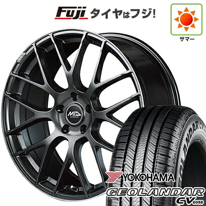 【新品国産車用5穴114.3】 夏タイヤ ホイール4本セット 225/55R18 102 V XL ヨコハマ ジオランダー CV G058 MID WHEELS MID EXCLUSIVE 028F 7J 18インチ(送料無料)