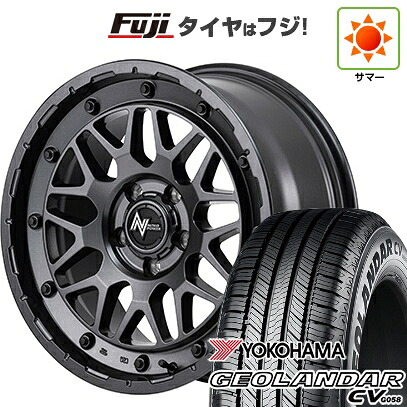 【新品国産車用5穴114.3】 夏タイヤ ホイール4本セット 235/60R18 ヨコハマ ジオランダー CV G058 MID WHEELS NITRO POWER M29 スティンガー 7J 18インチ(送料無料)