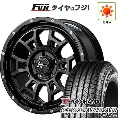 【新品国産車用5穴114.3】 夏タイヤ ホイール4本セット 225/60R17 99 V ヨコハマ ジオランダー CV G058 MID WHEELS NITRO POWER H6 スラッグ 7J 17インチ(送料無料)