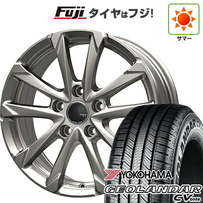 【新品国産車用5穴114.3】 夏タイヤ ホイール4本セット 225/65R17 ヨコハマ ジオランダー CV G058 モンツァ ZACK JP-325 7J 17インチ(送料無料)