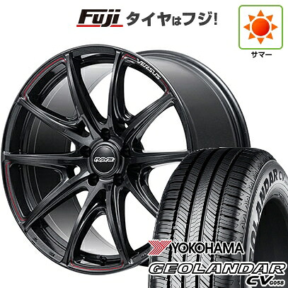 【新品国産車用5穴114.3】 夏タイヤ ホイール4本セット 235/55R19 ヨコハマ ジオランダー CV G058 RAYS レイズ ベルサス VV25R 8J 19インチ(送料無料)