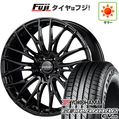 【新品国産車用5穴114.3】 夏タイヤ ホイール4本セット 225/55R18 102 V XL ヨコハマ ジオランダー CV G058 RAYS レイズ ホムラ 2X10BD 7.5J 18インチ(送料無料)｜フジコーポレーション