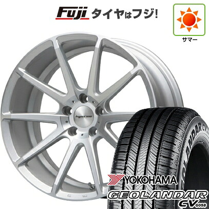 【新品国産車用5穴114.3】 夏タイヤ ホイール4本セット 235/55R20 ヨコハマ ジオランダー CV G058 MLJ ハイペリオン CVX 8.5J 20インチ(送料無料)