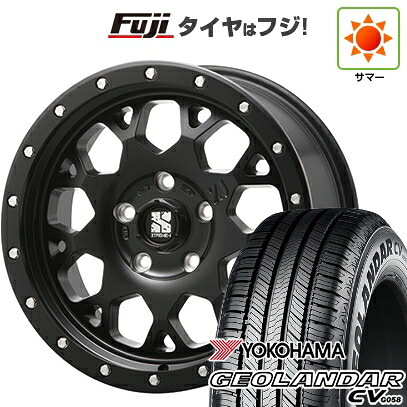 【新品国産車用5穴114.3】 夏タイヤ ホイール4本セット 215/65R16 ヨコハマ ジオランダー CV G058 MLJ エクストリームJ XJ04 7J 16インチ(送料無料)