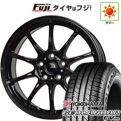 【新品国産車用5穴114.3】 夏タイヤ ホイール4本セット 225/65R17 ヨコハマ ジオランダー CV G058 ホットスタッフ ジースピード G-07 7J 17インチ(送料無料)｜フジコーポレーション
