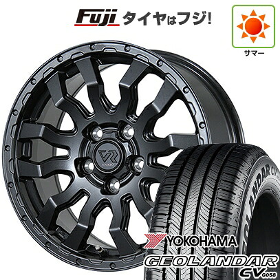 【新品国産車用5穴114.3】 夏タイヤ ホイール4本セット 215/65R16 ヨコハマ ジオランダー CV G058 トピー ヴァブロ RR-01 7J 16インチ(送料無料)