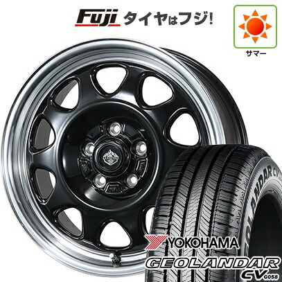 【新品国産車用5穴114.3】 夏タイヤ ホイール4本セット 225/65R17 ヨコハマ ジオランダー CV G058 トピー ランドフット SWZ 数量限定 7J 17インチ(送料無料)|フジコーポレーション