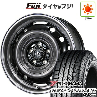 【新品国産車用5穴114.3】 夏タイヤ ホイール4本セット 225/65R17 ヨコハマ ジオランダー CV G058 トピー ランドフット XFG 数量限定 7J 17インチ(送料無料)|フジコーポレーション