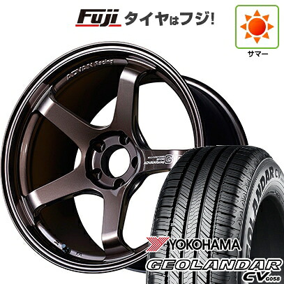 【新品国産車用5穴114.3】 夏タイヤ ホイール4本セット 235/55R19 ヨコハマ ジオランダー CV G058 ヨコハマ アドバンレーシング GT ビヨンド 9J 19インチ(送料無料)