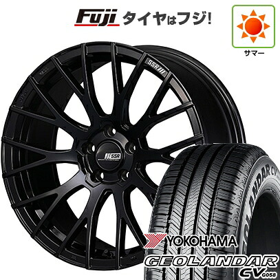 【新品国産車用5穴114.3】 夏タイヤ ホイール4本セット 235/55R18 ヨコハマ ジオランダー CV G058 SSR ライナー M10モノブロック 7.5J 18インチ(送料無料)