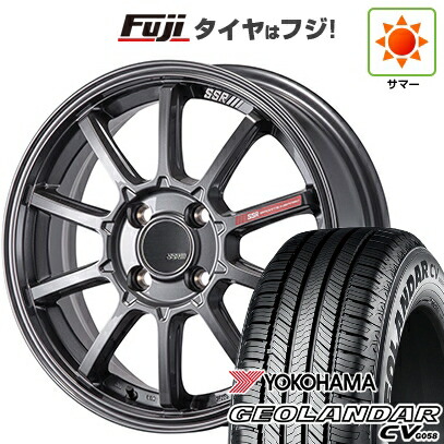 【新品国産車用5穴114.3】 夏タイヤ ホイール4本セット 215/60R17 ヨコハマ ジオランダー CV G058 SSR GT GTV05 7J 17インチ(送料無料)