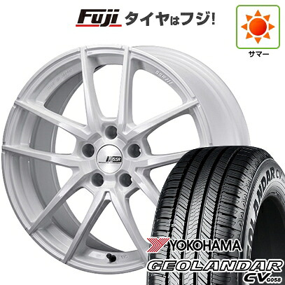 【新品国産車用5穴114.3】 夏タイヤ ホイール4本セット 235/60R18 ヨコハマ ジオランダー CV G058 SSR ライナー タイプ10モノブロック 7.5J 18インチ(送料無料)|フジコーポレーション