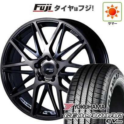 【新品国産車用5穴114.3】 夏タイヤ ホイール4本セット 225/65R17 ヨコハマ ジオランダー CV G058 SSR ブリッカー 01M 7J 17インチ(送料無料)