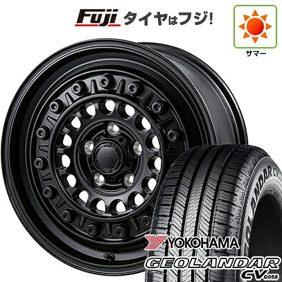【新品国産車用5穴114.3】 夏タイヤ ホイール4本セット 225/60R17 99 V ヨコハマ ジオランダー CV G058 モンツァ HI-BLOCK ターマー 7.5J 17インチ(送料無料)