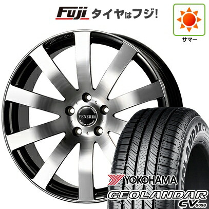 【新品国産車用5穴114.3】 夏タイヤ ホイール4本セット 235/55R19 ヨコハマ ジオランダー CV G058 コスミック ヴェネルディ ツィンガー 8J 19インチ(送料無料)