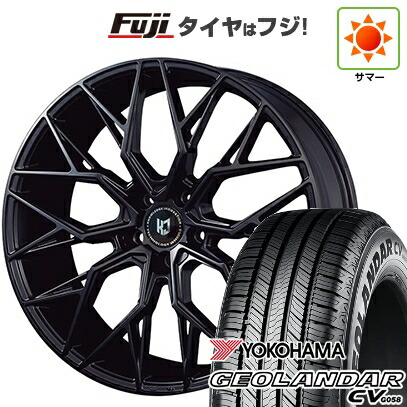 【新品国産車用5穴114.3】 夏タイヤ ホイール4本セット 235/55R20 ヨコハマ ジオランダー CV G058 コーセイ レヴゲイン LM51X 8.5J 20インチ(送料無料)