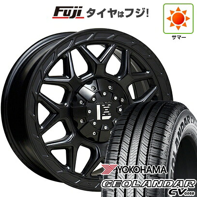 【新品国産車用5穴114.3】 夏タイヤ ホイール4本セット 215/65R16 ヨコハマ ジオランダー CV G058 オフビート レクセル インフェルノ 7J 16インチ(送料無料)