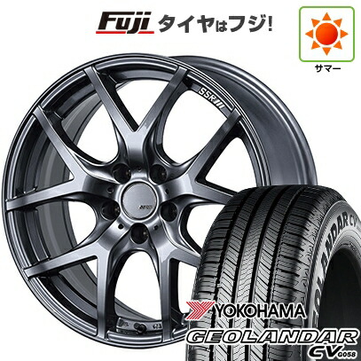 【新品国産車用5穴114.3】 夏タイヤ ホイール4本セット 225/55R18 102 V XL ヨコハマ ジオランダー CV G058 SSR GT GTV03 グラファイトガンメタ【限定】 8J 18インチ(送料無料)