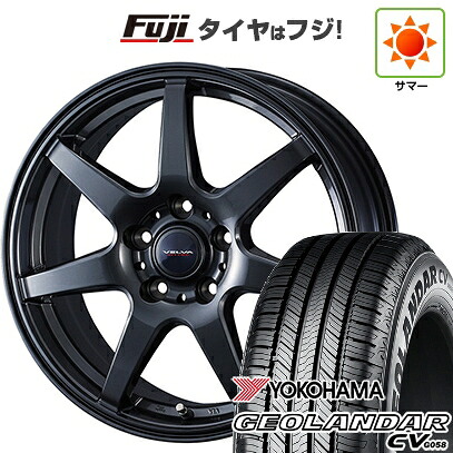 【新品国産車用5穴114.3】 夏タイヤ ホイール4本セット 235/55R18 ヨコハマ ジオランダー CV G058 WEDS ウェッズ ヴェルバ ワンダー 7.5J 18インチ(送料無料)｜フジコーポレーション