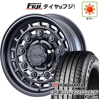 【新品国産車用5穴114.3】 夏タイヤ ホイール4本セット 215/65R16 ヨコハマ ジオランダー CV G058 モーターファーム ローグナイン 7J 16インチ(送料無料)|フジコーポレーション