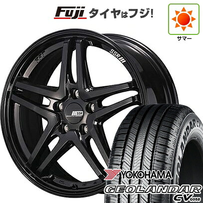 【新品国産車用5穴114.3】 夏タイヤ ホイール4本セット 235/60R18 ヨコハマ ジオランダー CV G058 SSR GT GTV06 8J 18インチ(送料無料)